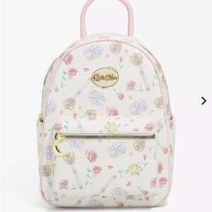 Loungefly Pretty Guardian Sailormoon Items and Flowers mini backpack